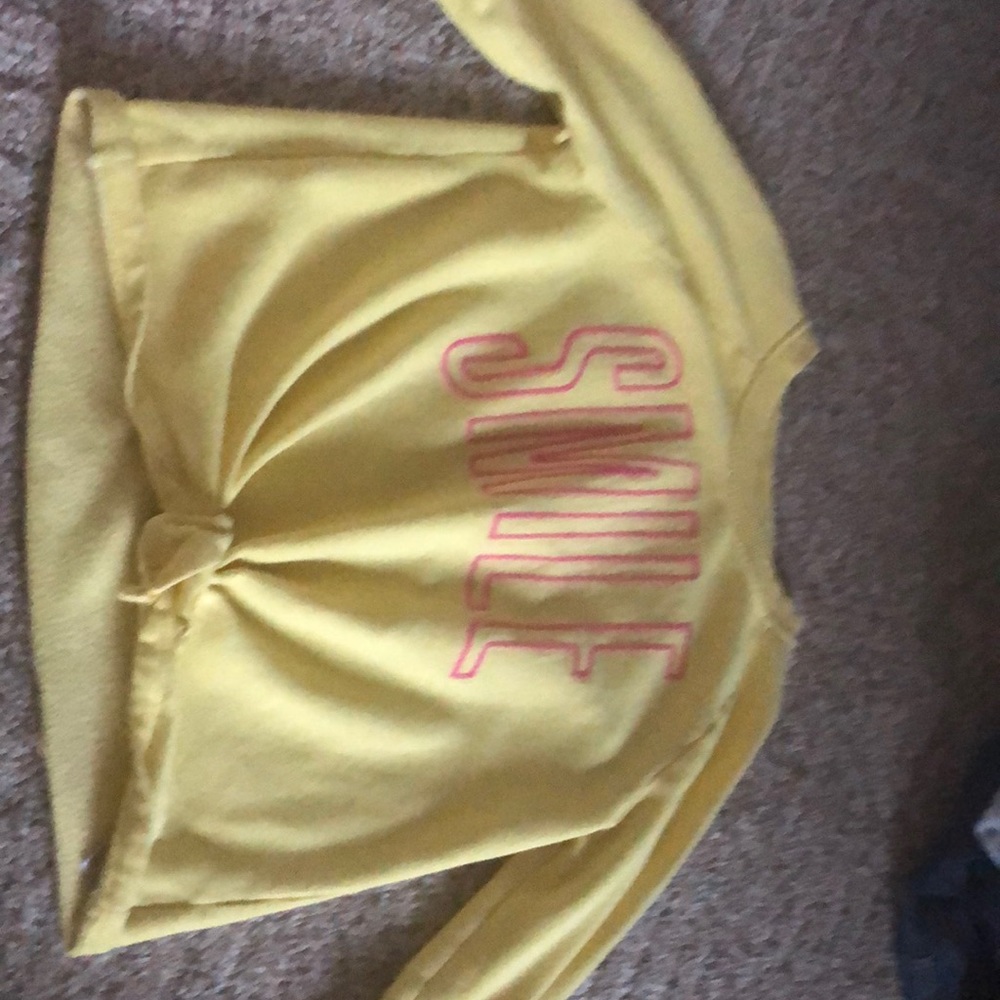 Tie-front Sweatshirt